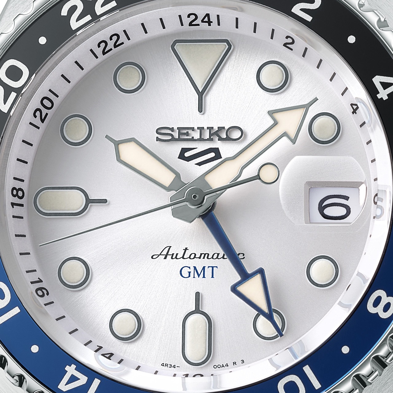 Seiko 5 Sports GMT White Automatico SSK033