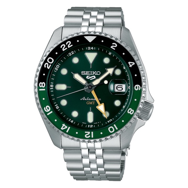 Seiko 5 Sports GMT Green Sprite Automatico SSK035