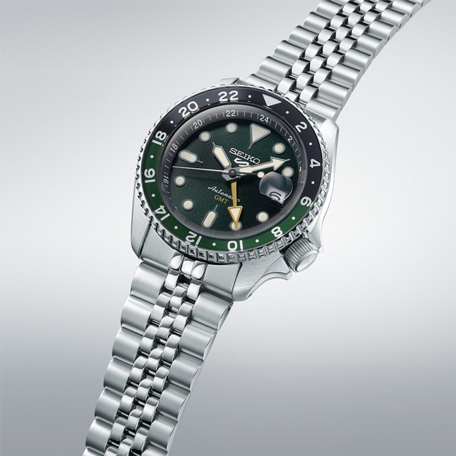 Seiko 5 Sports GMT Green Sprite Automatico SSK035