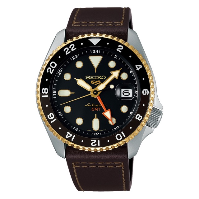 Seiko 5 Sports GMT Gold Automatico SSK036