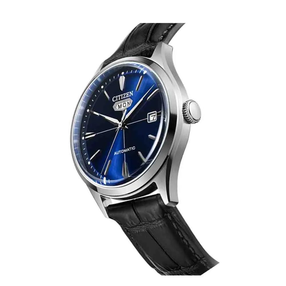 Citizen Record Day Date Blue Automático NH8390-20L