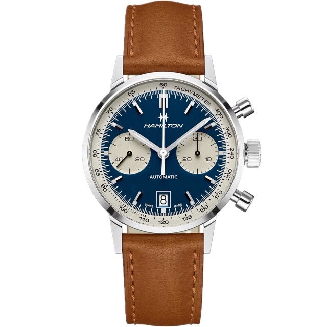 Hamilton Intra-Matic Auto Chrono Blue H38416541