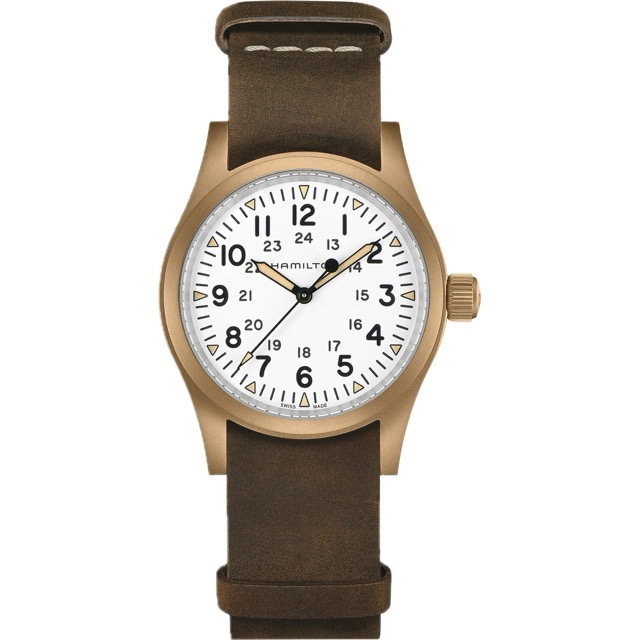 Hamilton Khaki Field White Bronze H69459510