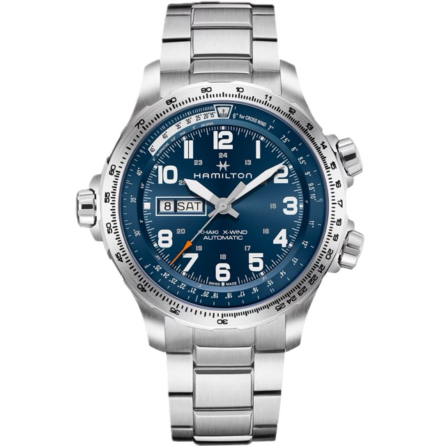 Hamilton Khaki Aviation X-Wind Day Date Blue H77765141