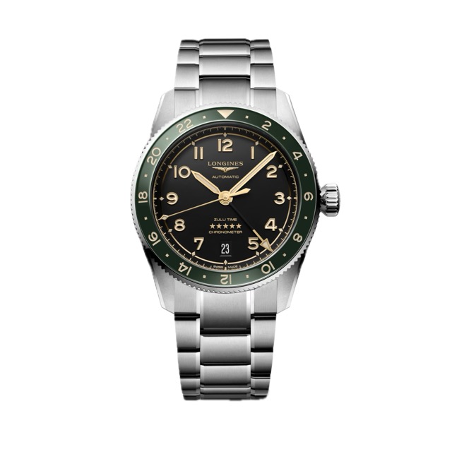 Longines Spirit Zulu Time Automático GMT Green Antracite 42mm L3.812.4.63.6