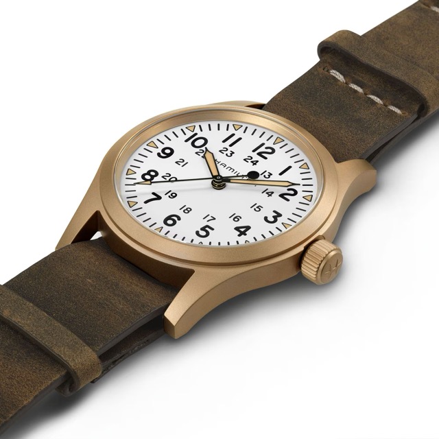 Hamilton Khaki Field White Bronze H69459510