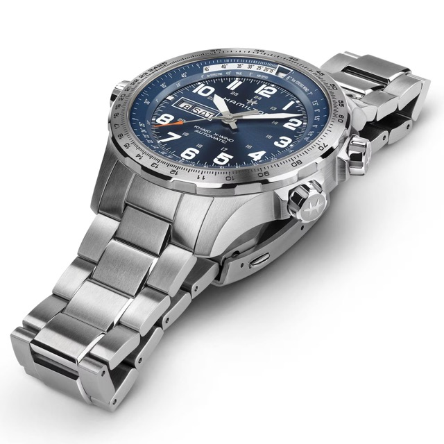 Hamilton Khaki Aviation X-Wind Day Date Blue H77765141