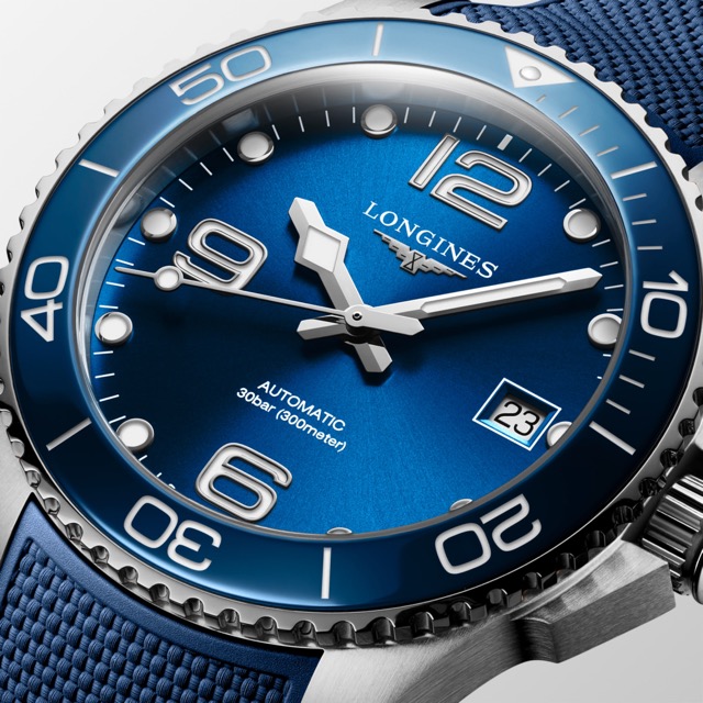 Longines HydroConquest Blue 39mm Ceramic L3.780.4.96.9