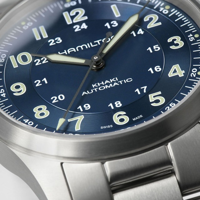 Hamilton Khaki Field Titanium Blue H70205140