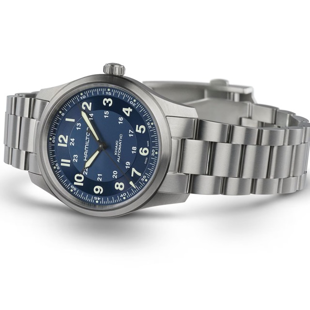 Hamilton Khaki Field Titanium Blue H70205140