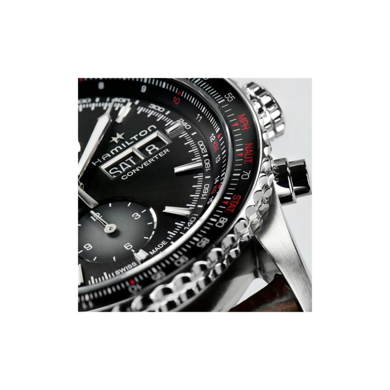 Hamilton Khaki Aviation Converter Auto Chrono H76726530 - Image 4