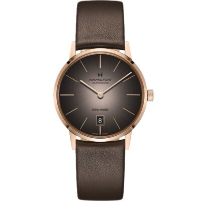 Hamilton Intra-Matic Automatico Marrom H38465501