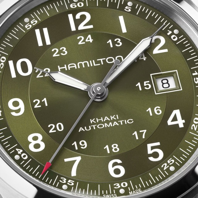 Hamilton Khaki Field Series Verde 38mm H70455560