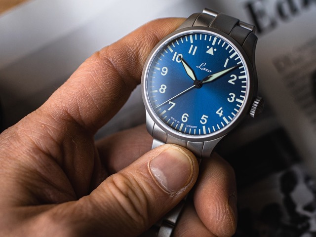 Laco Pilot Augsburg Blaue Stunde 39 A-Type Automático 862102.MB
