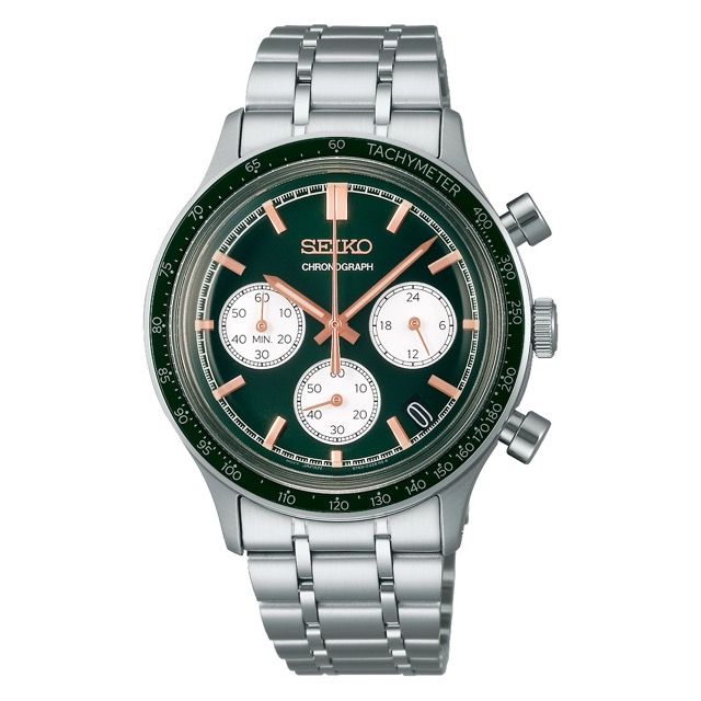 Seiko Essentials Chronograph Verde SSB481