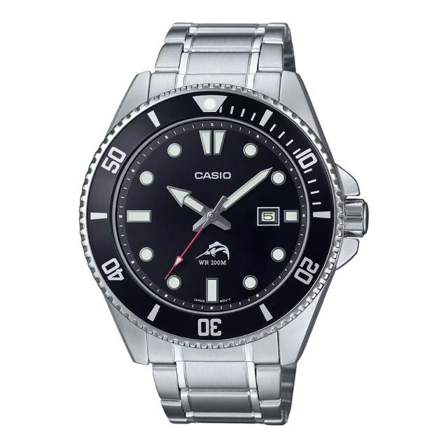 Casio Marlin Duro Aço Preto MDV-106DD-1A1