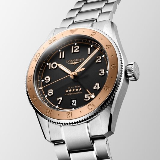 Longines Spirit Zulu Time 1925 Automático GMT 18k 39mm L3.803.5.53.6