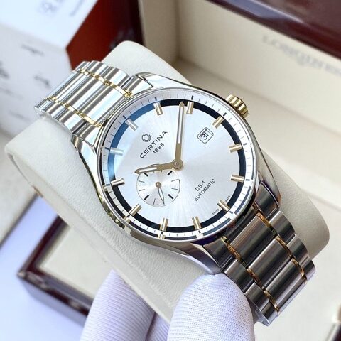 Certina DS-1 Automático Prata e Dourado C006.428.22.031.00