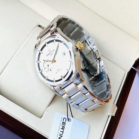 Certina DS-1 Automático Prata e Dourado C006.428.22.031.00