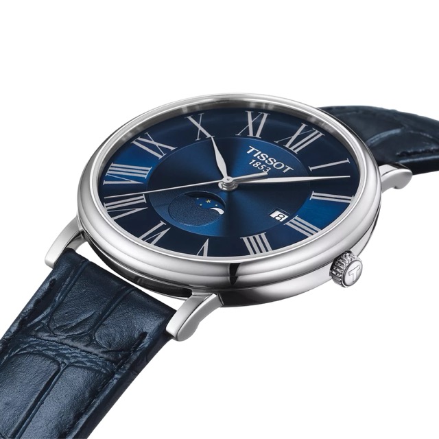 Tissot Carson Premium 40 Moonphase Azul T122.423.16.043.00