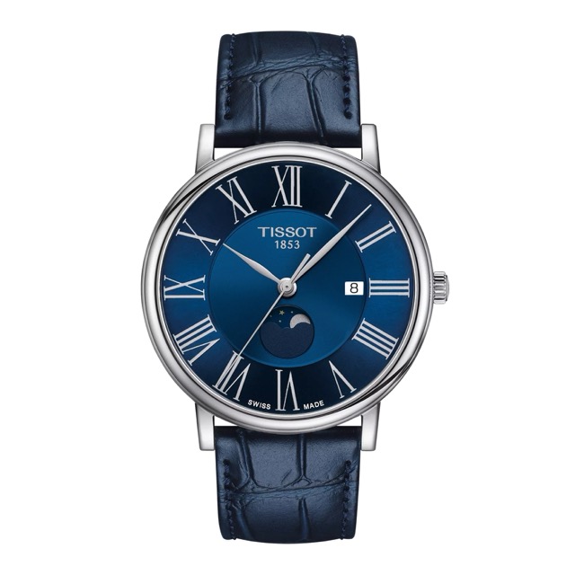 Tissot Carson Premium 40 Moonphase Azul T122.423.16.043.00