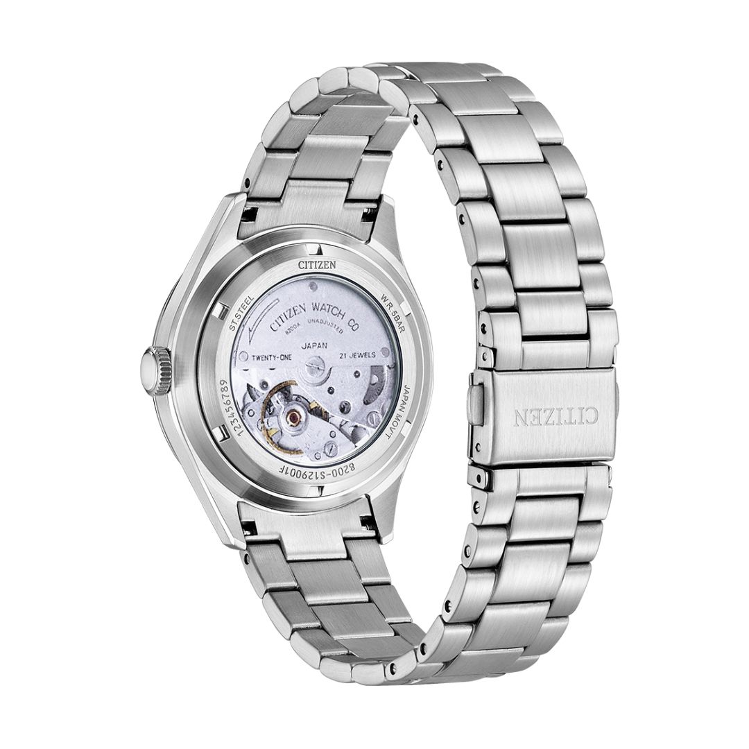 Citizen Record Day Date Azul Automático NH8391-51L