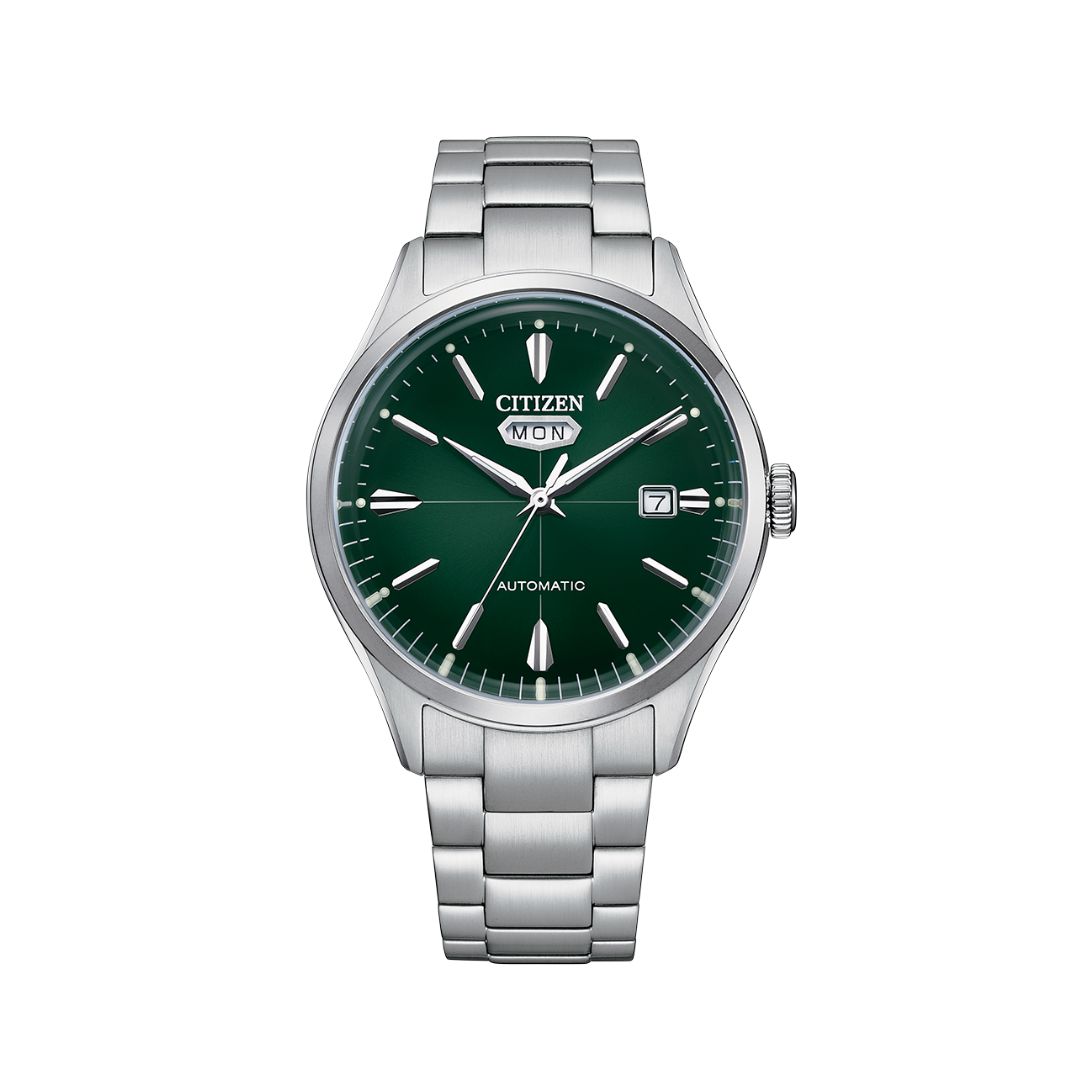 Citizen Record Day Date Verde Automático NH8391-51X