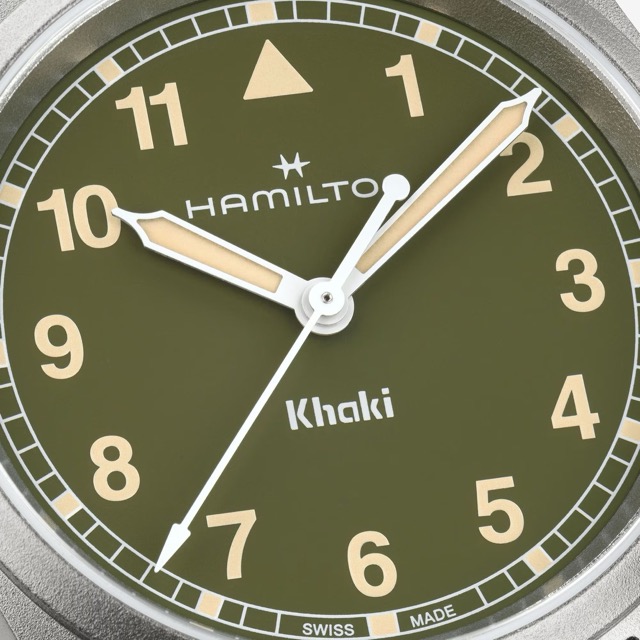 Hamilton Khaki Field Quartz 33mm Green H69301960