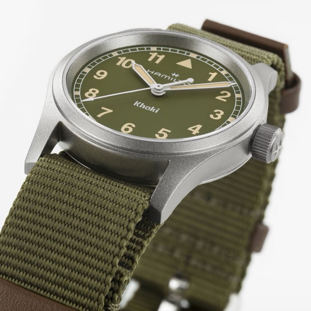 Hamilton Khaki Field Quartz 33mm Green H69301960