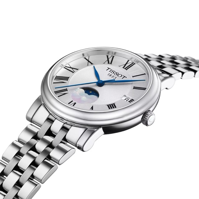 Tissot Carson Premium 32mm Moonphase Prateado T122.223.11.033.00