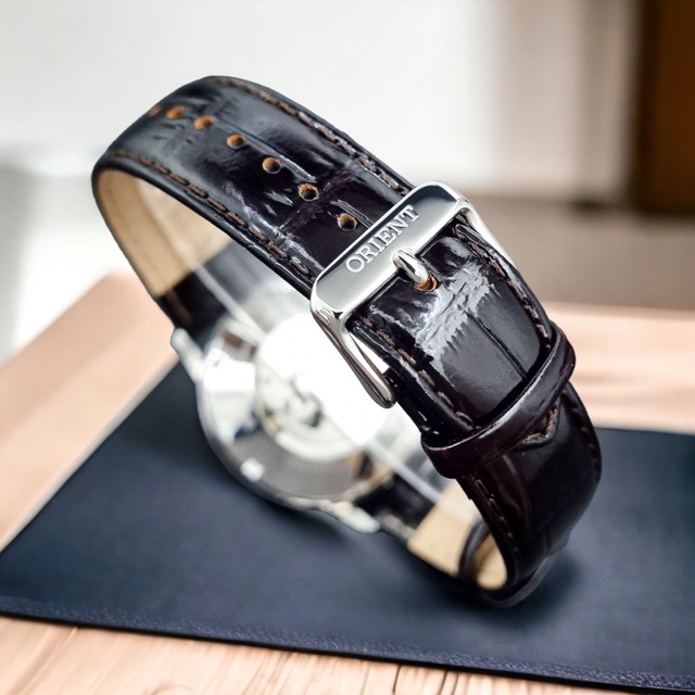 Orient Bambino Open Heart Prata 43mm FAG00003W0