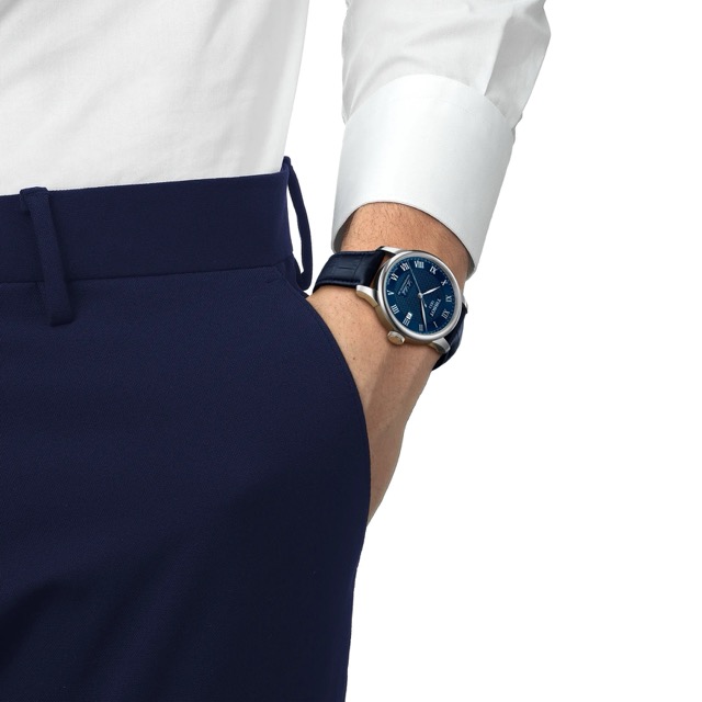 Tissot Le Locle Tributo Azul Couro T006.407.16.043.00