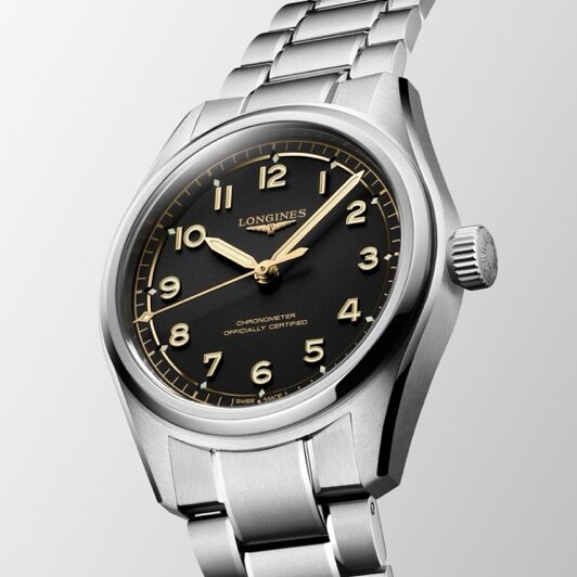 Longines Spirit Pilot Automático Preto 39mm L3.809.4.53.6