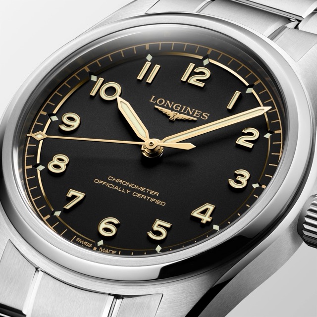 Longines Spirit Pilot Automático Preto 39mm L3.809.4.53.6