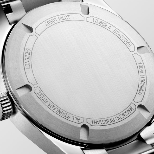 Longines Spirit Pilot Automático Preto 39mm L3.809.4.53.6