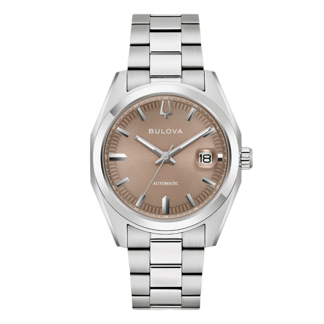 Bulova Surveyor Automatico Marrom 96B470