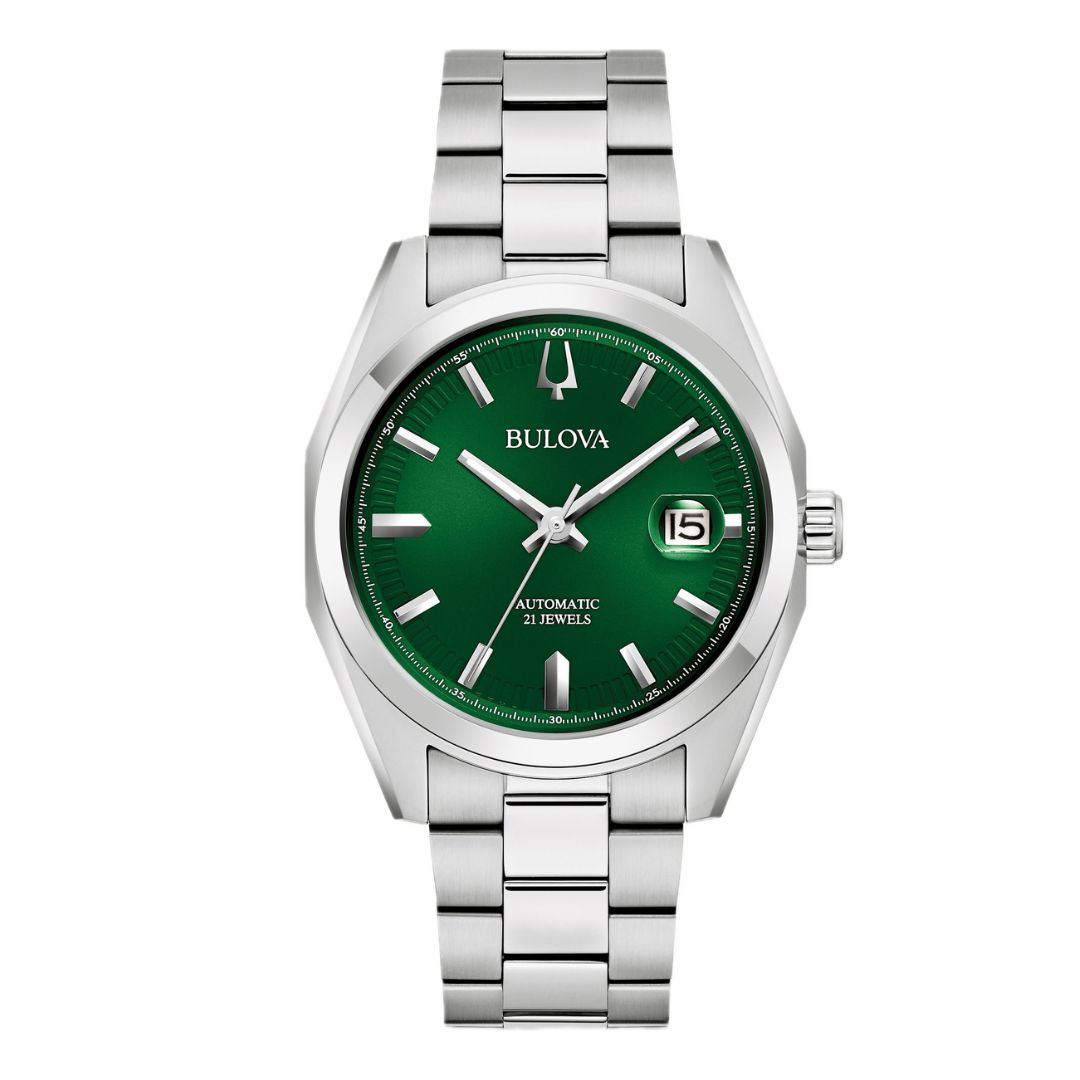 Bulova Surveyor Automatico Verde 96B429