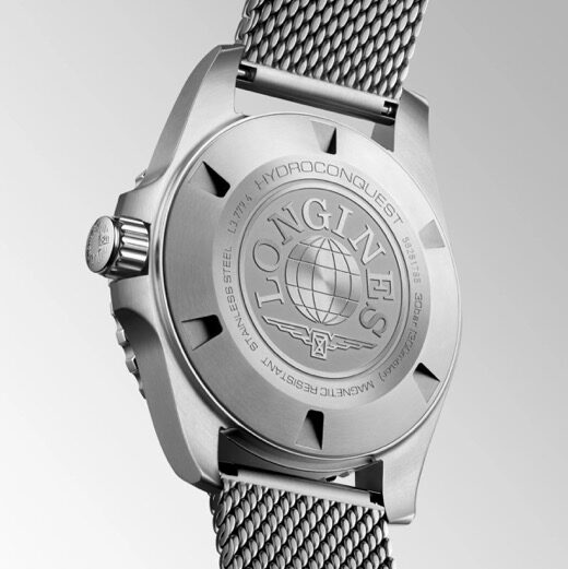 Longines HydroConquest Azul Frosted Mesh 42mm Ceramic L3.788.4.99.6