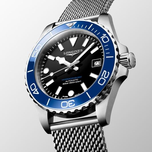 Longines HydroConquest Azul Mesh 39mm Ceramic L3.779.4.90.6
