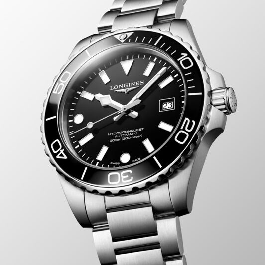 Longines HydroConquest Preto 42mm Ceramic L3.788.4.56.6