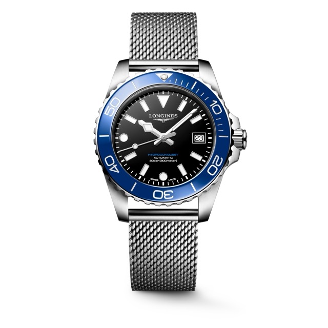 Longines HydroConquest Azul Mesh 39mm Ceramic L3.779.4.90.6