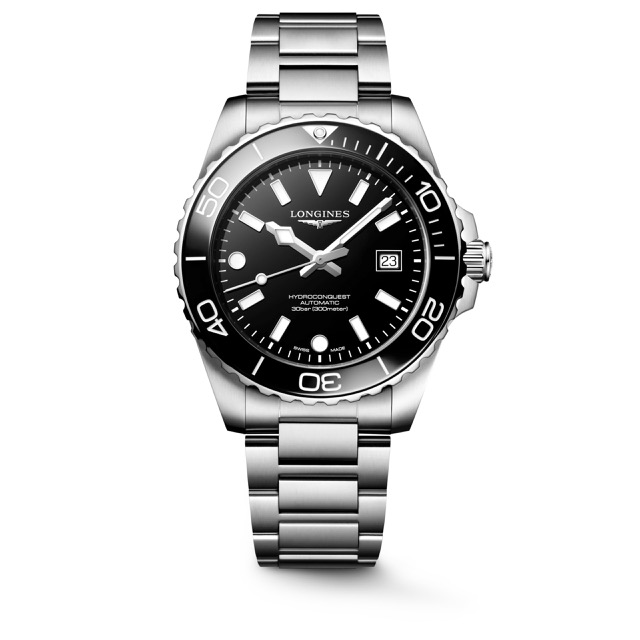 Longines HydroConquest Preto 42mm Ceramic L3.788.4.56.6