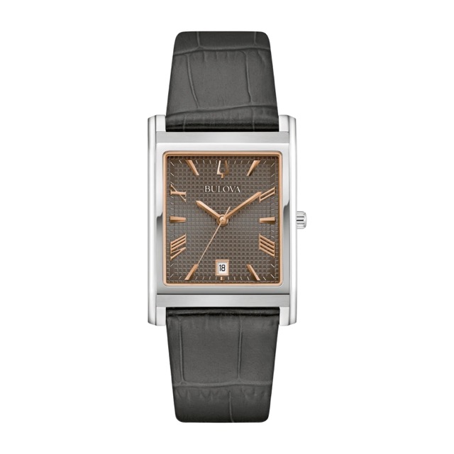 Bulova Sultton Classic Rectangle Marrom 96B443