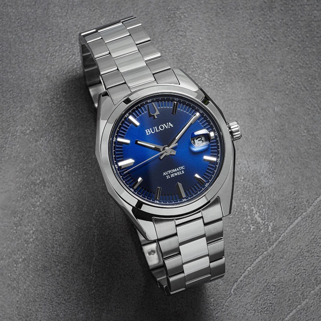 Bulova Surveyor Automatico Azul 96B436
