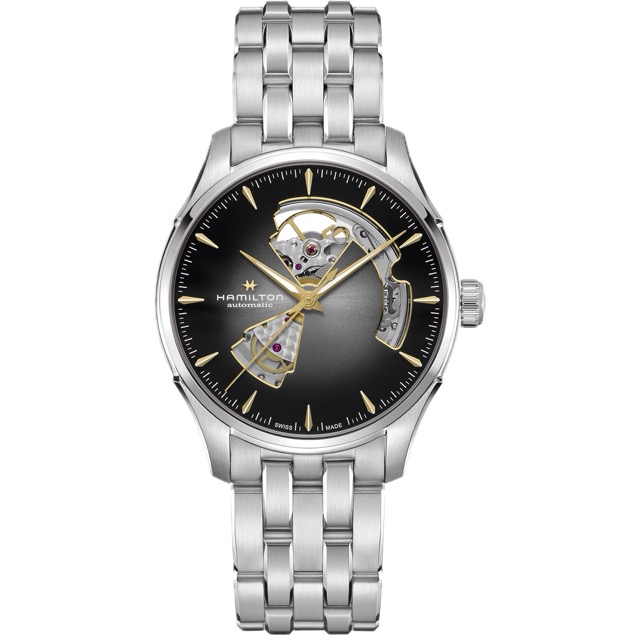Hamilton Jazzmaster Open Heart Automatico 40mm Preto H32675181