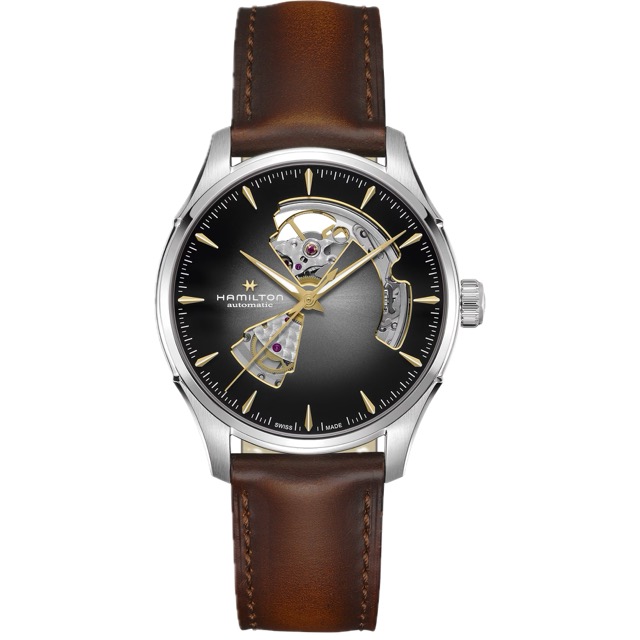 Hamilton Jazzmaster Open Heart Automatico 40mm Preto H32675581