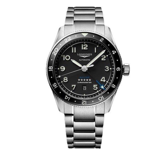Longines Spirit Zulu Time Automático GMT Preto 42mm L3.812.4.53.6