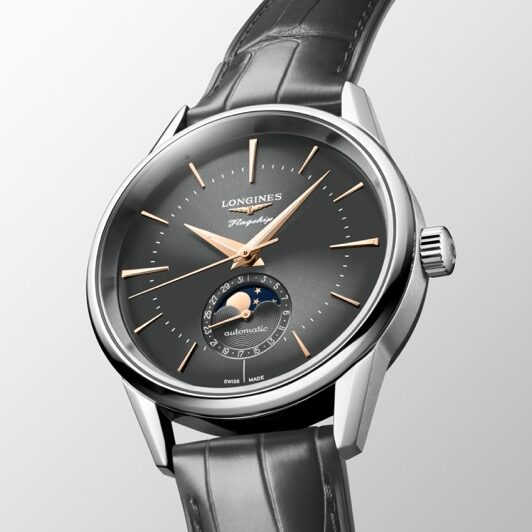 Longines Flagship Heritage 38mm Moonphase L4.815.4.52.2