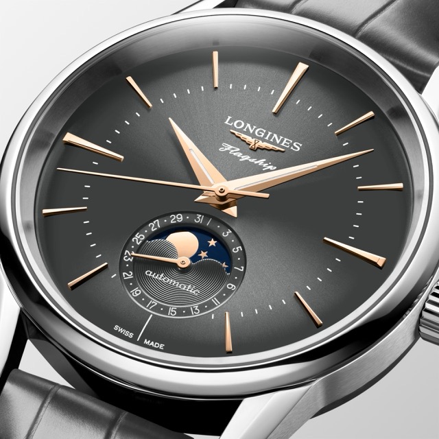 Longines Flagship Heritage 38mm Moonphase L4.815.4.52.2