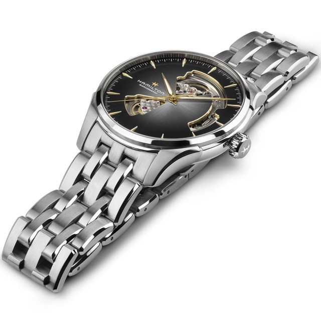 Hamilton Jazzmaster Open Heart Automatico 40mm Preto H32675181